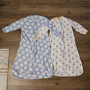 Hudson Sleep Sacks with Floral and Bee Patterns